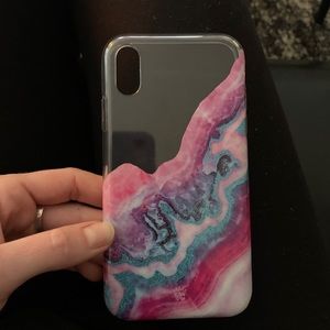 Velvet Caviar iPhone XR Case - Agate/Geode/Marble